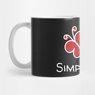 Simple Life - Abstract Butterflies Mug